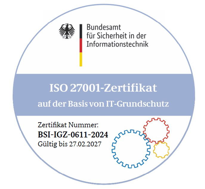 BSI-Zertifikat ISO 27001